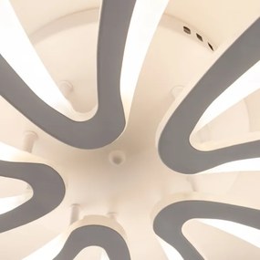 Brilagi - LED Dimmelhető felületre szerelhető csillár TWIST LED/55W/230V 3000-6500K fehér + távirányító