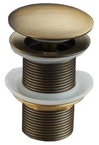 Mexen kerek click-clack lefolyószelep, Antik barna - 79910-30