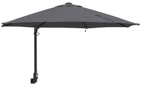 Fali napernyő LED-del Antracit 248 cm