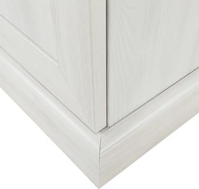 vitrines szekrény, északi sosna/vadtölgy, ROYAL W4D