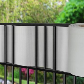 Belátásgátló szalag 19 cm x 35 m - világosszürke