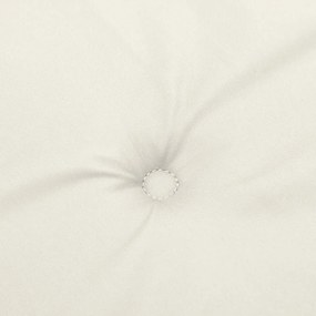 4 db melange krémszínű szövet háttámlás székpárna 100x50x4 cm