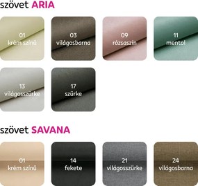 Ülőgarnitúra, szövet szürke-barna Taupe, SEGORIA LUX