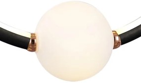 Klausen 142039 - LED Dimmelhető csillár zsinóron LIV LED/50W/230V fekete + távirányító