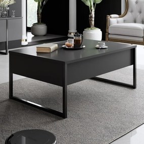 Dohányzóasztal Luxe - Anthracite, Black