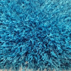 Bíborka Kék Shaggy futószőnyeg 80 x 300 cm