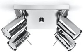 Sollux SL.0730 - Spotlámpa RING 4xGU10/10W/230V