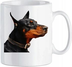 Doberman kutya mintás bögre 330 ml