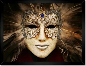 Poszterek keretben 40x30 Velencei maszk