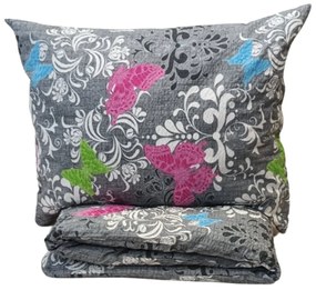 Buterflly krepp lapok TiaHome - 1x Párna 90x70cm, 1x Paplan 140x200cm