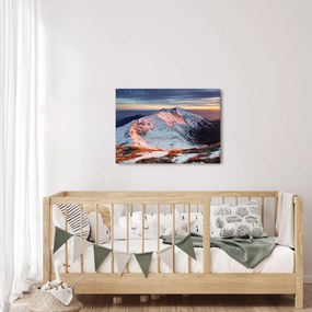 Kép - Téli hegyi panoráma II. (70x50 cm)
