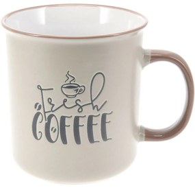 Coffee kőagyag bögre fehér, 710 m