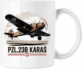 Kárász bögre repülőgép aviáció retro 1 fehér 330ml