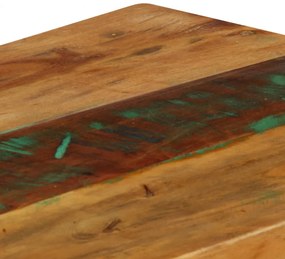 tömör újrahasznosított fa tálalóasztal 120 x 35 x 76 cm
