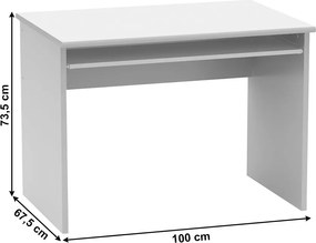 Irodai összeállítás, fehér, JOHAN 2 NEW