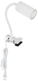 Globo 57911KW - Rugalmas lámpa klipsszel ROBBY 1xGU10/25W/230V