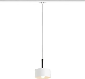 RENDL GIULIA 20 háromáramkörös sínre fehér króm 230V LED E27 15W