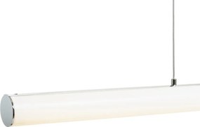 RENDL RIVIER LED I závěsná chrom/mléčný akryl 230V LED 24W 3000K