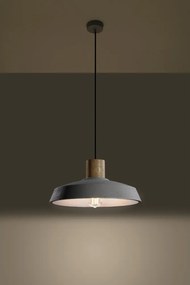 SOLLUX SL-0282 AFRA Egyágú Függesztett Lámpa Beton E27 IP20