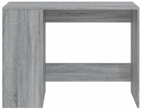 szürke sonoma színű szerelt fa íróasztal 102x50x75 cm