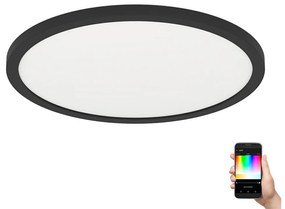 Eglo Eglo 900091 - LED RGBW Dimmelhető mennyezeti lámpa ROVITO-Z LED/14,6W/230V fekete EG900091