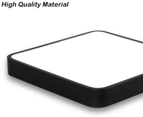 Brilagi - LED mennyezeti lámpa POOL SQUARE LED/36W/230V 3000/4500/6000K 40x40 cm fekete