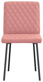 étkezőszékek 2 db Rózsaszín műbőr