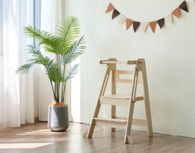 Montessori összecsukható tanulótorony, természetes, URIAN
