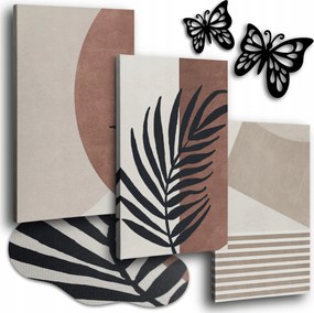 Geometrikus Vászonkép 120x50 cm Triptichon Nappali Képek Absztrakt