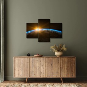 A Föld bolygó képe az űrből (90x60 cm)