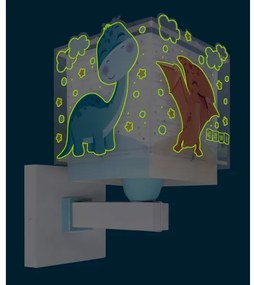 Dalber 63459 - Gyermek fali lámpa BABY DINOS 1xE27/15W/230V színes