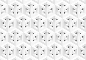 Fotótapéta Geometria Absztrakt figurák Háromdimenziós 312x219 +ragasztó