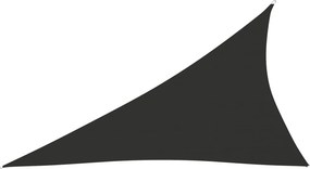 vidaXL antracitszürke háromszögű oxford-szövet napvitorla 4x5x6,4 m