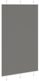 pliszírozott redőny antracit 115x200 cm szövetszélesség 114,4cm