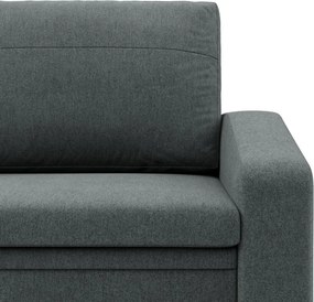 Vertico fekvőfotel, 80 cm széles, fonott, szürke