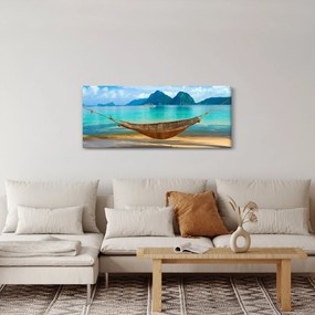 Kép - Hálóágy a tengerparton (120x50 cm)