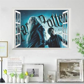Vidám Fal |  Falmatrica Harry Potter és Dumbledore az ablakban