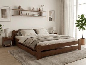 Laura ágy 180x200 cm, tölgyfa Ágyrács: Lamellás ágyrács, Matrac: Sommera matrac 18 cm