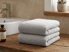 Törölköző NORIELLE 50x90 cm világosszürke, 100% pamut