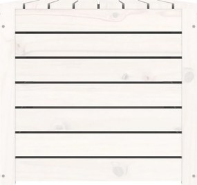 vidaXL fehér tömör fenyőfa kerti láda 101 x 50,5 x 46,5 cm