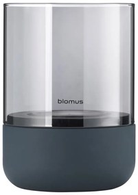 Calma 2 db szürke üveg gyertyatartó beton talpazattal - Blomus