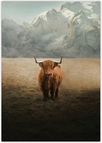 Poszterek 70x100 Skót tehén szarvasmarha