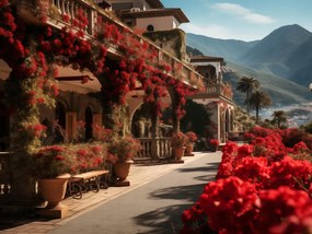 Poszter 20x15cm Vörös idill