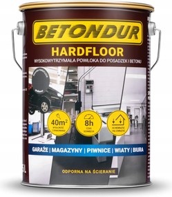 Hardfloor Betondur festék padlókhoz és betonhoz 5L tartós grafit bevonat