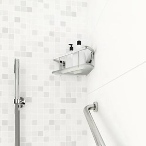 NIMCO Ki 14003-B-26 - Zuhany falipolc KIBO fényezett króm
