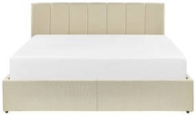 Franciaágy 160 cm Faris (szürke) (ágyráccsal). 1078644