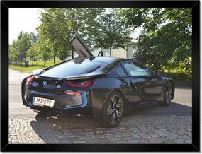 Poszterek keretben 40x30 Bmw i8 Autó
