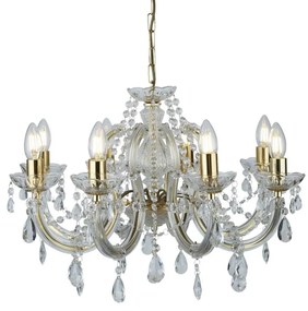 Searchlight - Kristály csillár láncon MARIE 8xE14/40W/230V