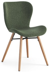 MAZZONI EXPORT ALTEA Zöld (Rio 140 szövet)/ természetes tölgy lábak - MODERN SZÉK NAPPALIBA/ÉTKEZŐBE/KONYHÁBA/ IRODÁBA
