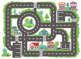 Travel öntapadós, vinil padlómatrica gyerekeknek - Ambiance